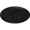 Ekena Millwork Juniper Ceiling Medallion (Fits Canopies up to 7"), Hand-Painted Steel Gray, 36"OD x 1 1/2"P CM36JUSGS - alternate 3